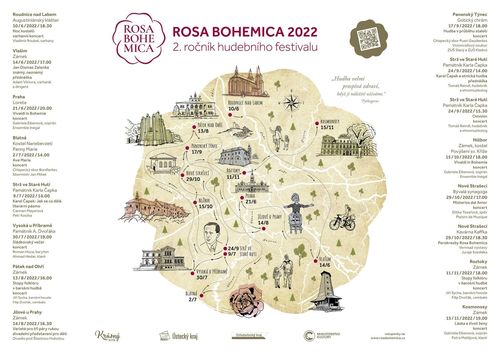 4 Program a mapa II ročníku festivalu Rosa Bohemica foto archiv festivalu