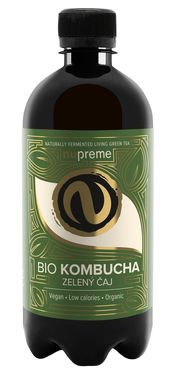 Nupreme kombucha zeleny caj render web